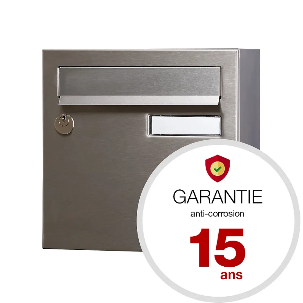 Renz Boite aux lettres Rivage compact brossé