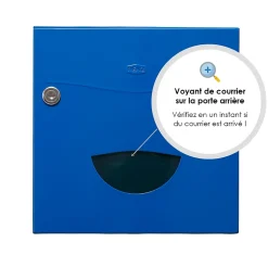 Renz Boite aux lettres Soléa 2 portes bleu 5010 B