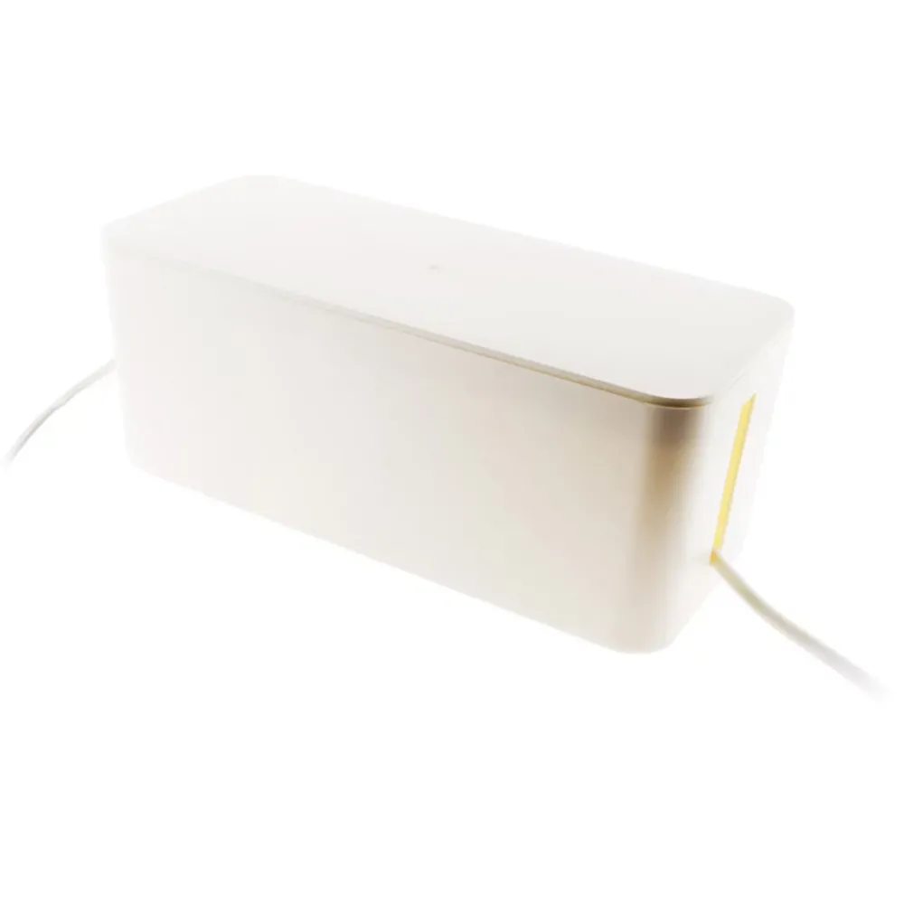 Zenitech Multiprise-Boite cache multiprise Blanche -