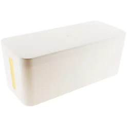 Zenitech Multiprise-Boite cache multiprise Blanche -