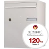 Renz Boîte À Colis-Boite à colis Atout 1 porte blanc mat sablé RAL 9010 MS