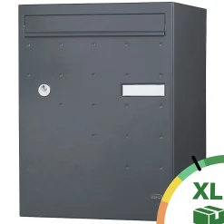 Renz Boite à colis Atout 1 porte gris anthracite mat sablé RAL 7016 MS
