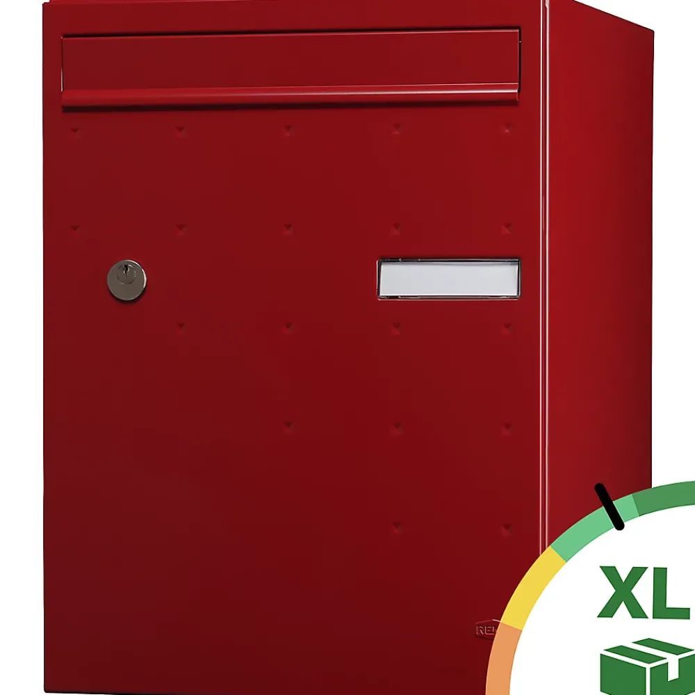Renz Boîte À Colis-Boite à colis Atout 1 porte Rouge brillant RAL 3004 B