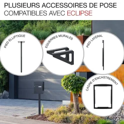 Renz Boîte À Colis-Boite à colis Eclipse 1 porte gris anthracite mat RAL 7016 M