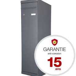 Renz Boite à colis Twin L Gris anthracite 7016