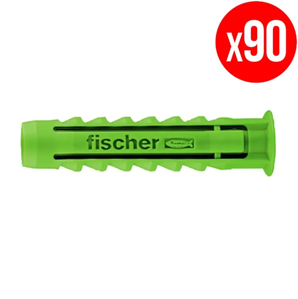 Fischer Kit De Chevilles-Boite De 90 Chevilles À Expansion Sx - Vert