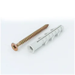 Lem Select Boite de 50 chevilles Nylon Polyamide avec vis 8x60mm