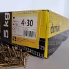 Domax Vis Pour Métal-BOITE 5kg - 2855 VIS À TÊTE FRAISÉE 4 x 30, EMPREINTE TORX