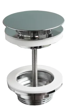 Decotec Evacuation De Lavabo-Vasque|Bonde Pour Lavabo-Bonde à écoulement libre chromée pour vasque Havana