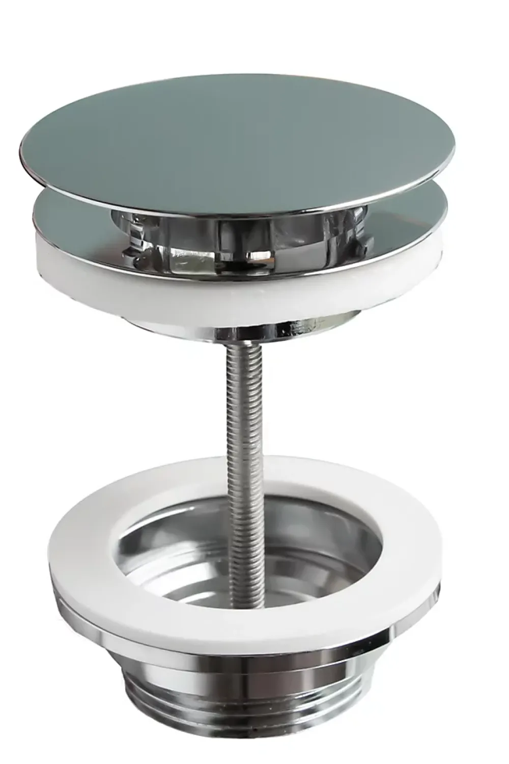 Decotec Evacuation De Lavabo-Vasque|Bonde Pour Lavabo-Bonde à écoulement libre chromée pour vasque Havana