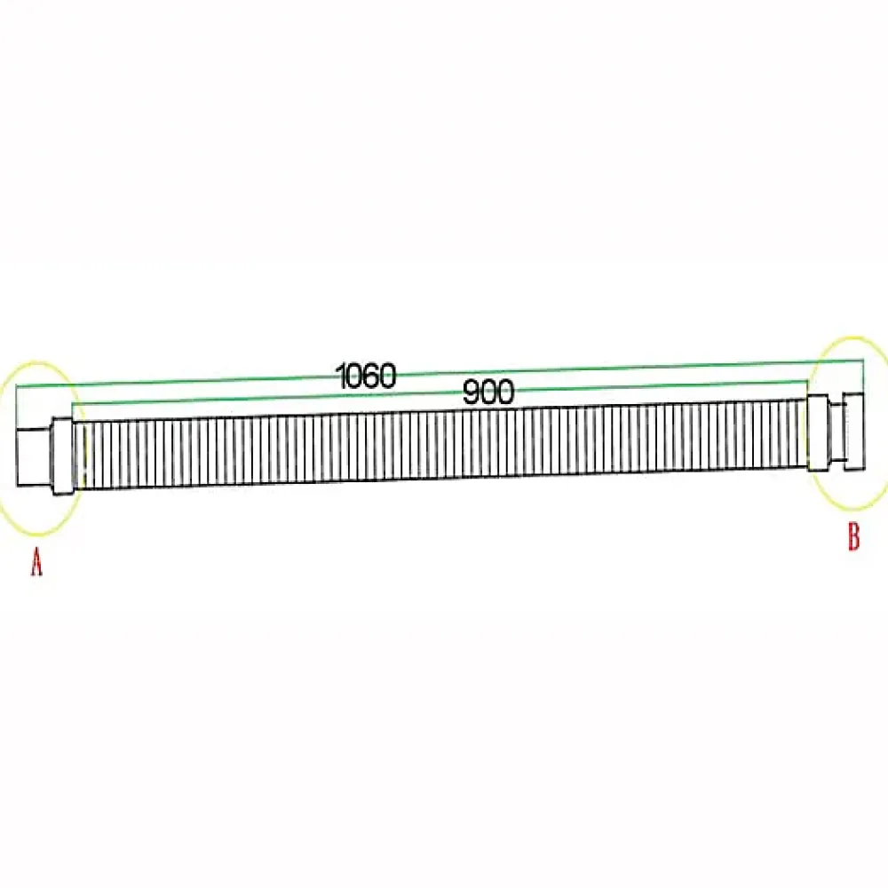 AICA Sanitaire Bonde de douche extra plate avec diamètre 90 mm - installation facile, évacuation rapide - avec tuyau flexible