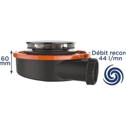 Valentin Bonde de douche extra plate Flush Ø90mm