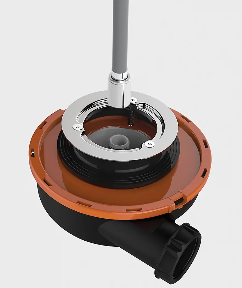 Valentin Bonde de douche extra plate Flush Ø90mm