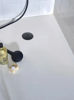 Wirquin Bonde de douche extra-plate Dôme noir