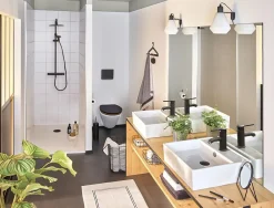 Wirquin Bonde de douche extra-plate Dôme noir
