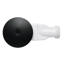 Wirquin Bonde de douche extra-plate Dôme noir