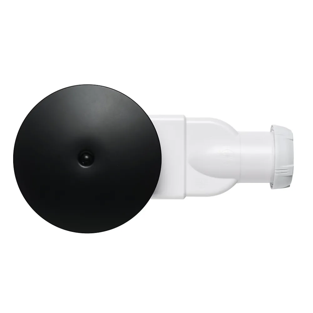 Wirquin Bonde de douche extra-plate Dôme noir