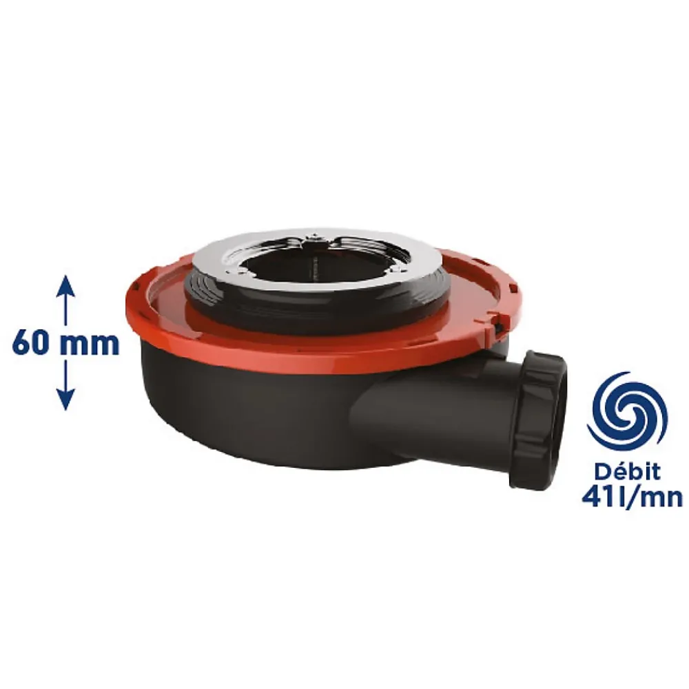 Valentin Bonde de douche pour revceveur ø 90 mm