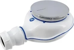 Nicoll Bonde de douche siphoïde Turboflow 2 - Capot ABS - diamètre 90 mm