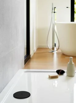 Wirquin Bonde de douche Slim+ Ø118 mm noir