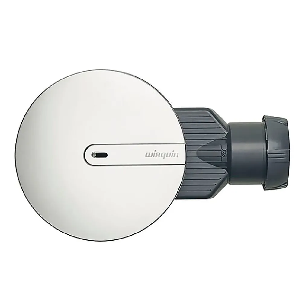 Wirquin Evacuation D'Évier-Bonde de douche - Slim + - - Extra-plat - Receveur Diamètre 90 mm - Sortie Diamètre 40 mm - Dôme ABS chromé