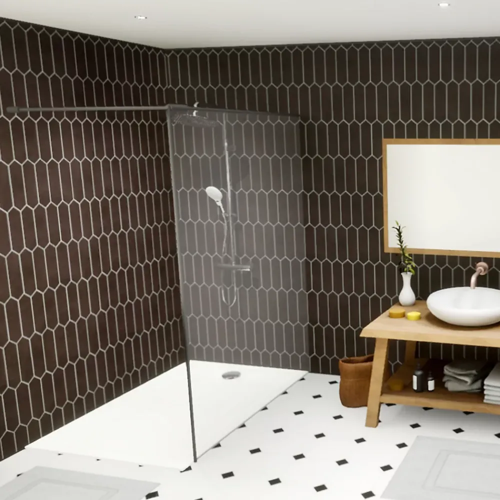 Valentin Bonde de douche ultra plate Smart Ø90mm