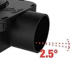 Valentin Bonde de douche ultra plate Smart Ø90mm