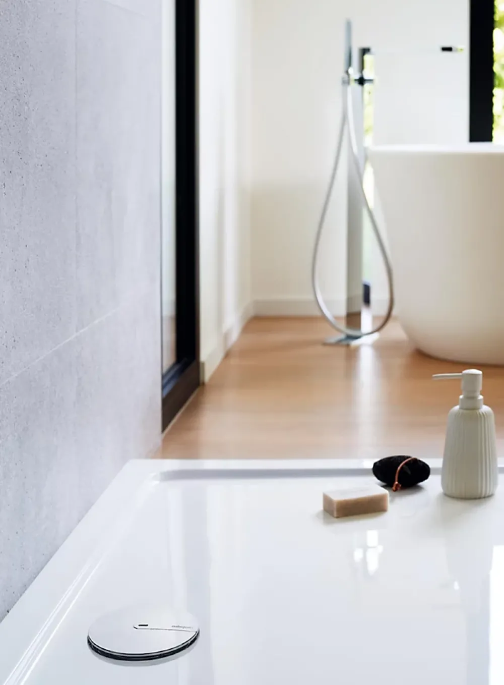 Wirquin Evacuation De Douche|Bonde Pour Douche-Bonde de douche SLIM + ø40 mm dôme ABS.
