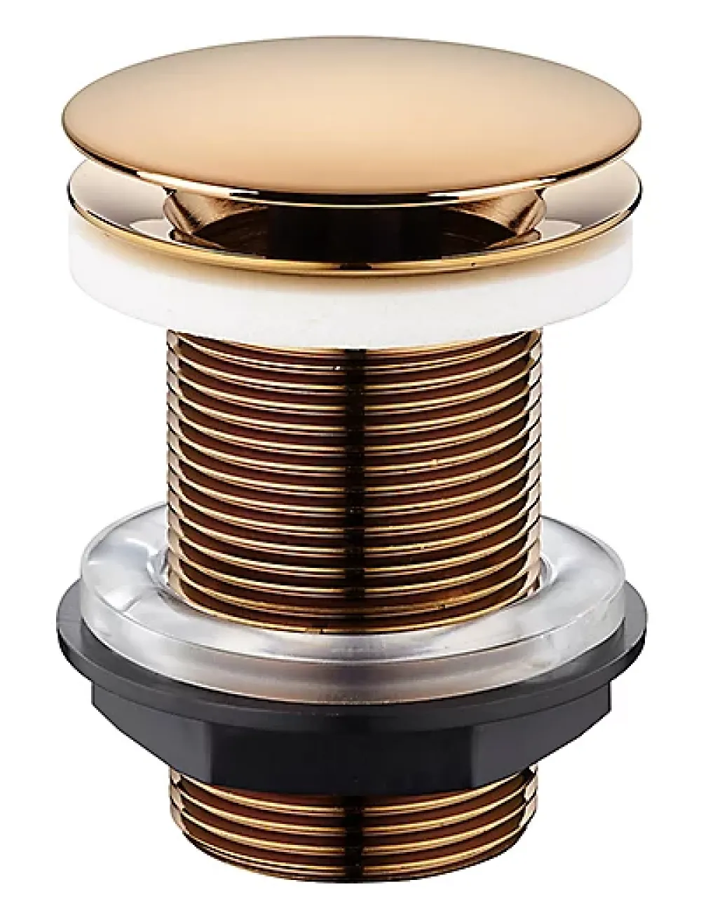 Rousseau Bonde de lavabo à écoulement libre Ø 66 mm laiton rose gold