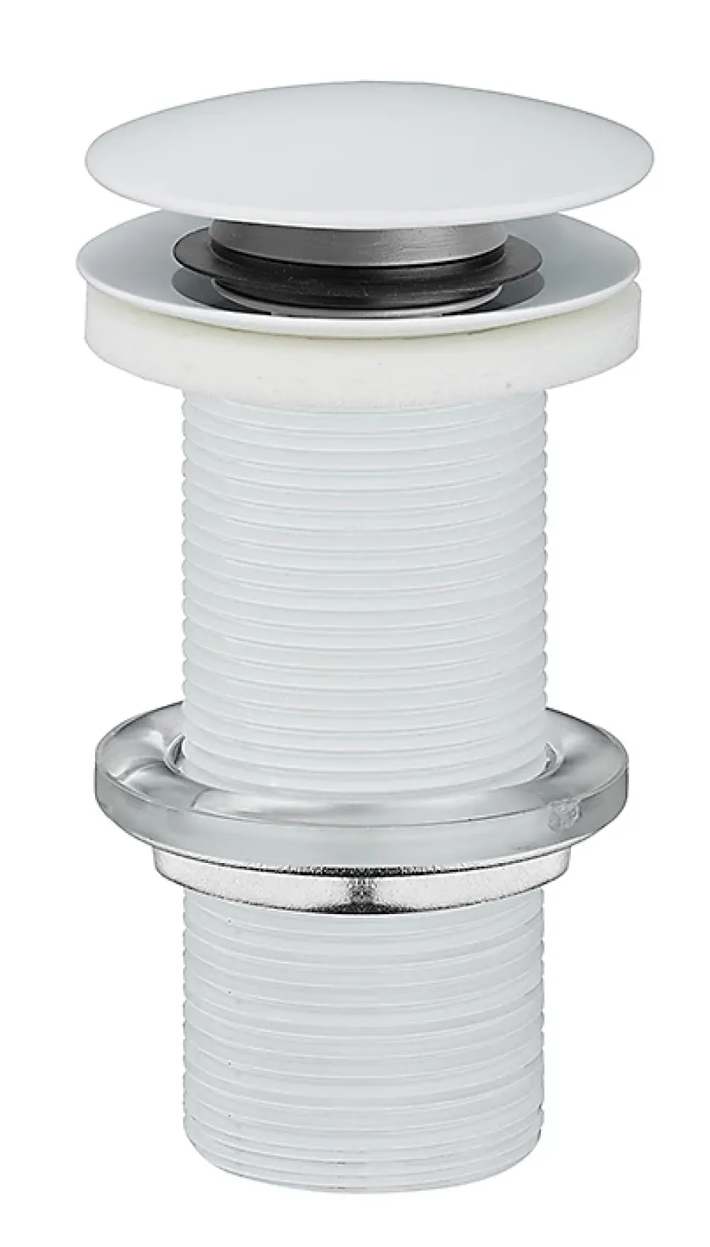Rousseau Evacuation De Lavabo-Vasque-Bonde de lavabo ø 63 mm avec clapet clic clac blanc sans trop plein