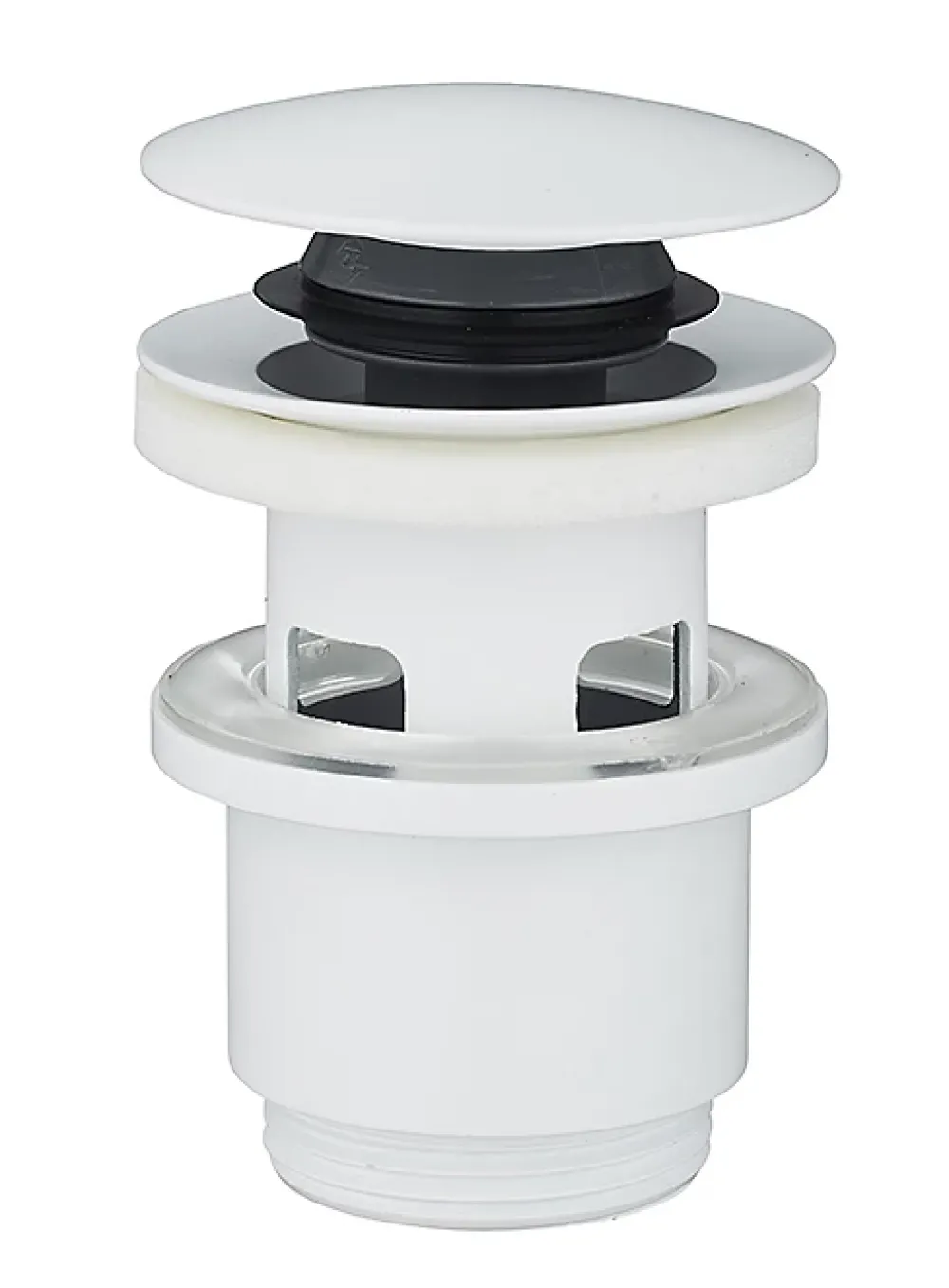 Rousseau Evacuation De Lavabo-Vasque-Bonde de lavabo ø 63 mm avec clapet clic clac ou fixe effet canon de fusil