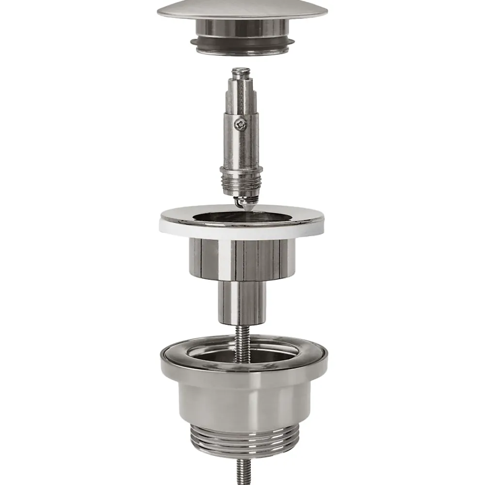 Rea Evacuation De Lavabo-Vasque-Bonde de lavabo universel Clic-Clac Brushed Nickel