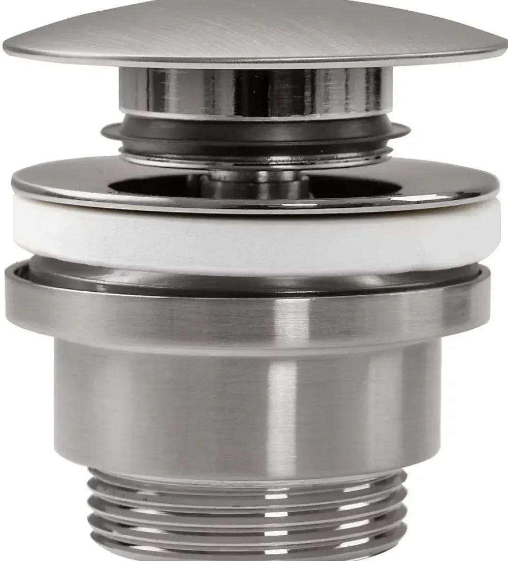 Rea Evacuation De Lavabo-Vasque-Bonde de lavabo universel Clic-Clac Brushed Nickel