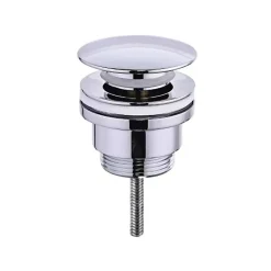 Luxury Bain Bonde de Lavabo, vasque, evier universelle chromée sans trop plein, Bonde Pop Up (push-up) Automatique LuxuryBain