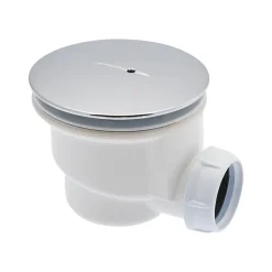 Nicoll Evacuation De Douche-Bonde de receveur de douche sortie horizontale 90 mm Chromé