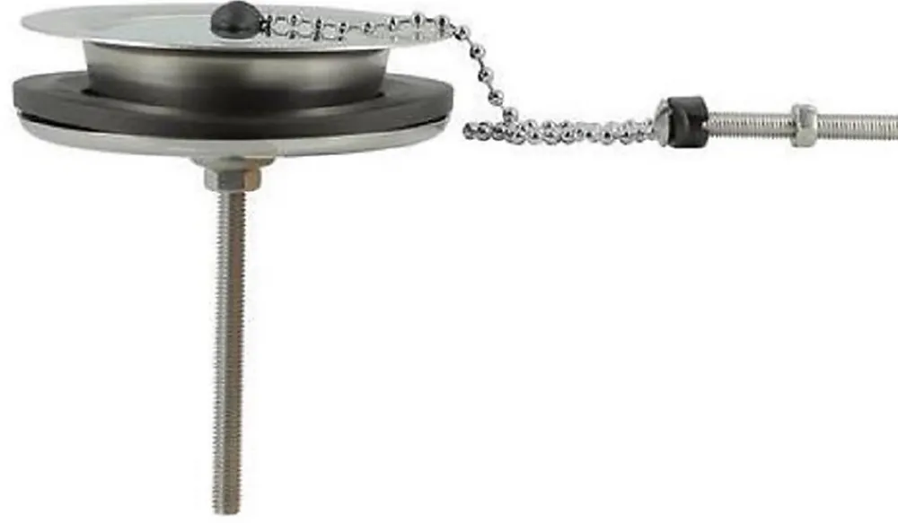 Nicoll Bonde et vidage plastique pour évier grès à double paroi - Diamètre: 84 mm - Diamètre sortie: 1"1/2 - BLANC