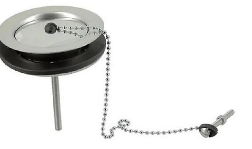 Nicoll Bonde et vidage plastique pour évier grès à double paroi - Diamètre: 84 mm - Diamètre sortie: 1"1/2 - BLANC
