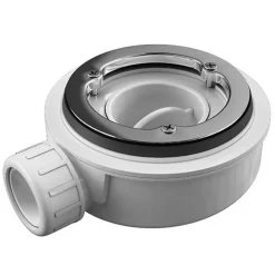 Sanycces Bonde extra-plate horizontale diam90 mm pour receveur de douche