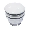 Sanycces Bonde lavabo clic-clac 3 coloris pour vasques Blanc brillant