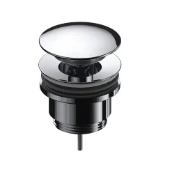 Sanycces Bonde lavabo clic-clac universelle en laiton finition 6 coloris Chrome