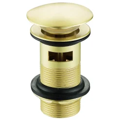 Stano Bonde lavabo or brosse pour vasques avec trop-plein