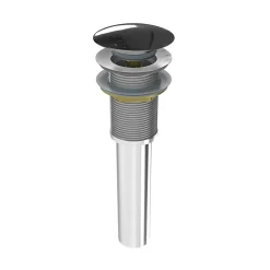 Bernstein Evacuation De Lavabo-Vasque-Bonde Pop-up en laiton pour lavabo évier et vasque, sans trop plein - couleur Acier inox - 6,6cm