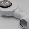 McAlpine Bonde siphon diam. 50 mm extraplate universelle à évacuation horizontale pour receveur de douche, sortie en 40 mm