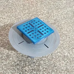 Stano Evacuation De Douche-Bonde verticale DINO pour receveurs à carreler avec grille en acier inoxydable