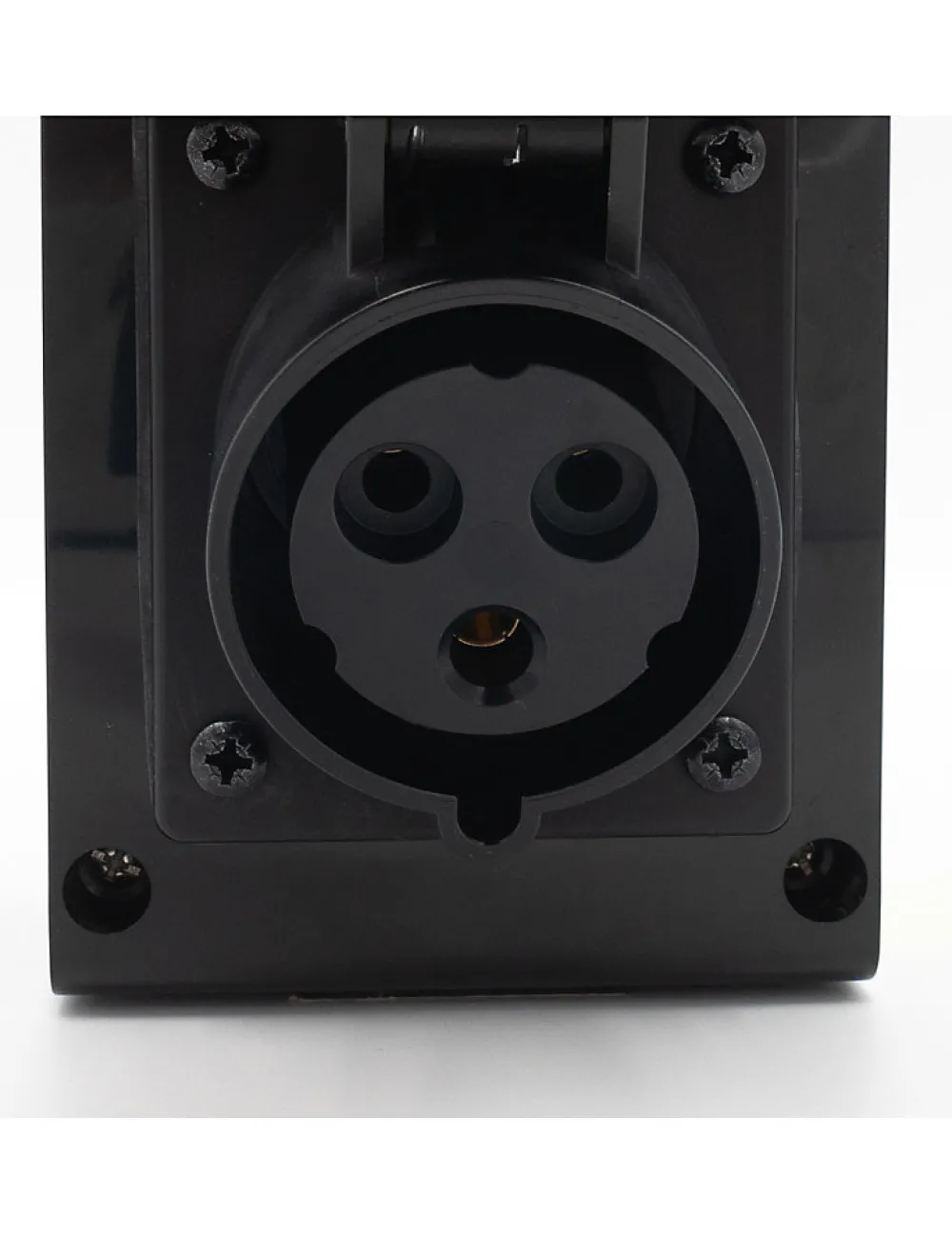 Carré Rouge Borne De Recharge Avec Prise Europe 32a Complète Avec Protections Et Compteur