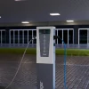 Hager Borne Recharge Voiture Électrique-Borne de recharge double pour voiture électrique Witty Park OCPP 7.4 kW avec RFID - - XEV600C