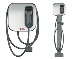 TCL Borne Recharge Voiture Électrique-Borne de recharge intelligente 7kW Connectivité Wi-Fi Ethernet Type 2