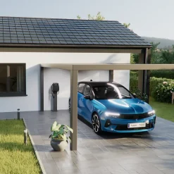 Hager Borne Recharge Voiture Électrique-Borne de recharge pour voiture électrique Witty One 11 kW avec TIC. RFID et Bluetooth - - XVR111STI