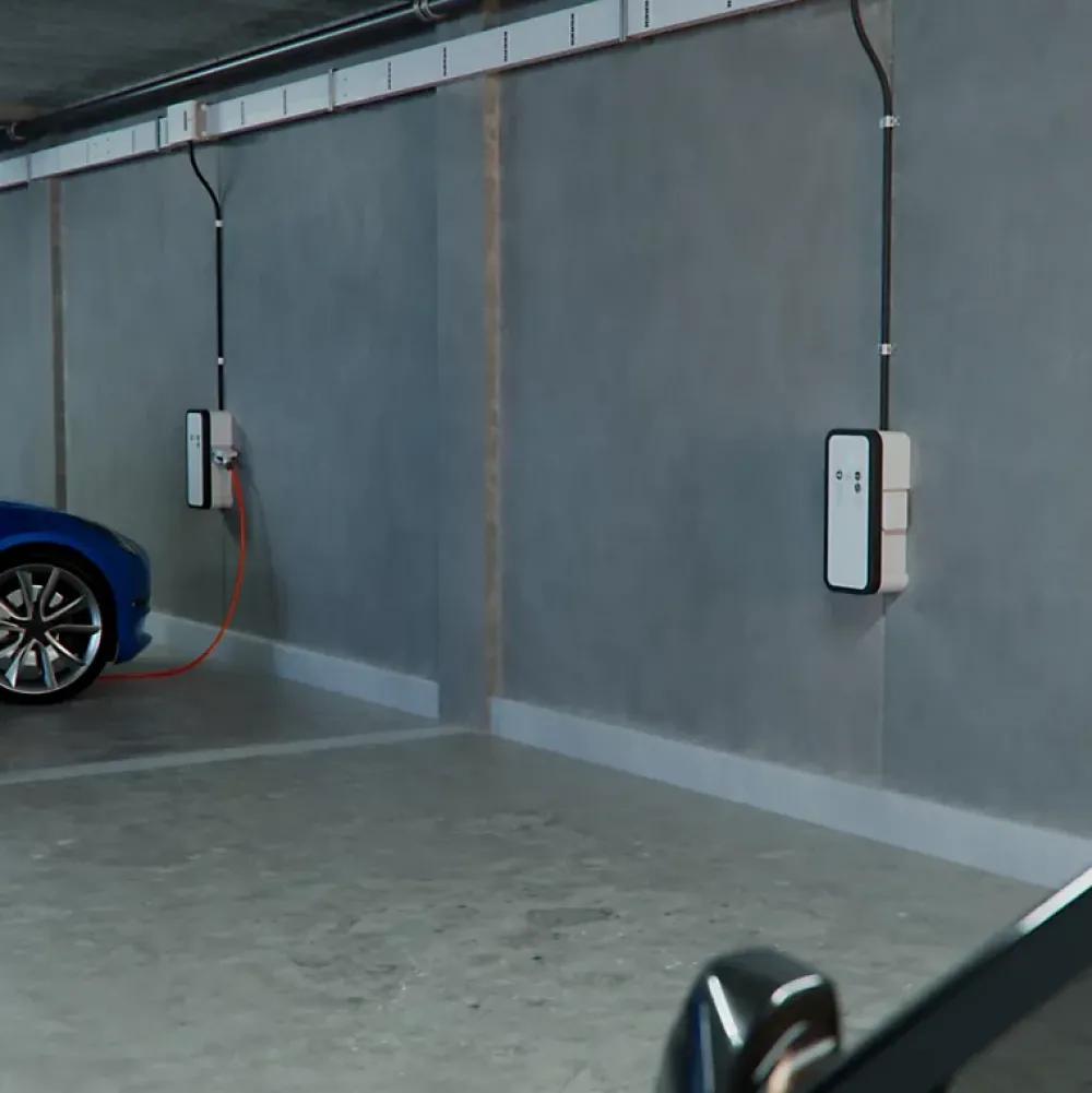 Hager Borne de recharge pour voiture électrique Witty Share 22 kW avec RFID. OCPP et compteur MID - - XEV1R22T2M3