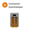 Wago Borne rapide automatique à cliquet S222 - 2 entrées -